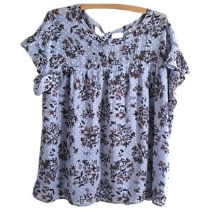 DR2 Floral Blouse Top Size XL
